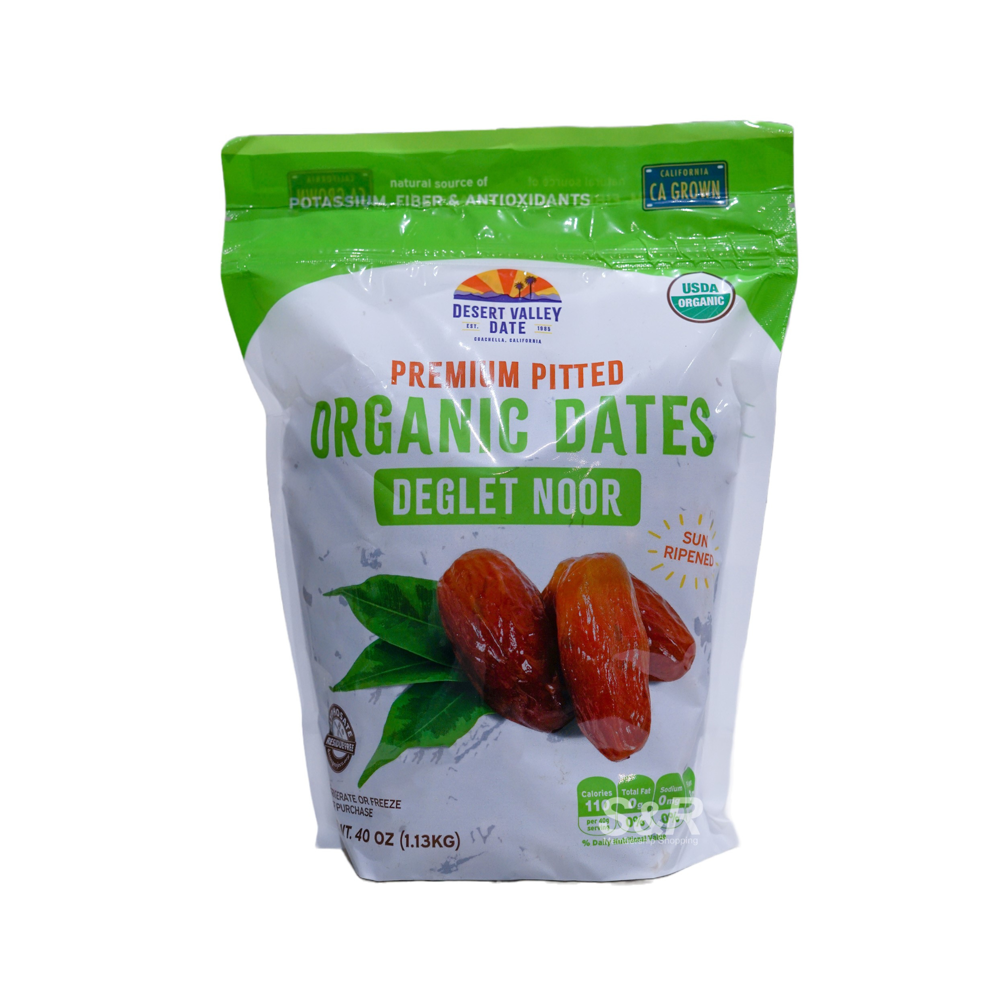 Desert Valley Date Premium Pitted Organic Deglet Noor Dates 1.13kg